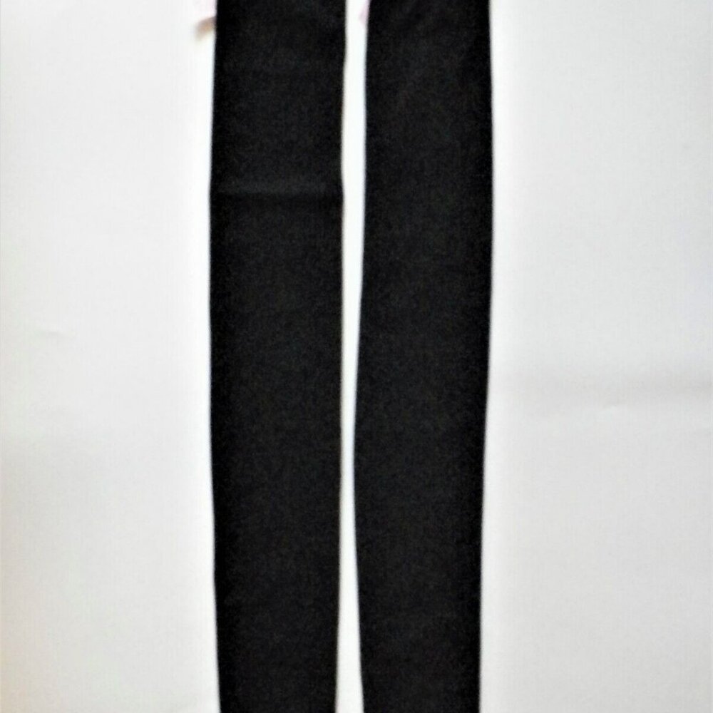 NEW Black Crossbones Over the Knee Socks OSFM - Picture 3 of 3